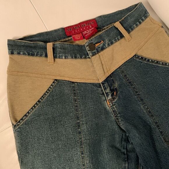 Seven Jeans Stretch Flared Leg Boot Cut Women’s Soft Denim Size M - Picture 8 of 10